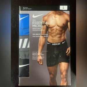 Nike 3-pack boxer briefs size large